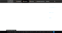 Desktop Screenshot of lalettredelassurance.com